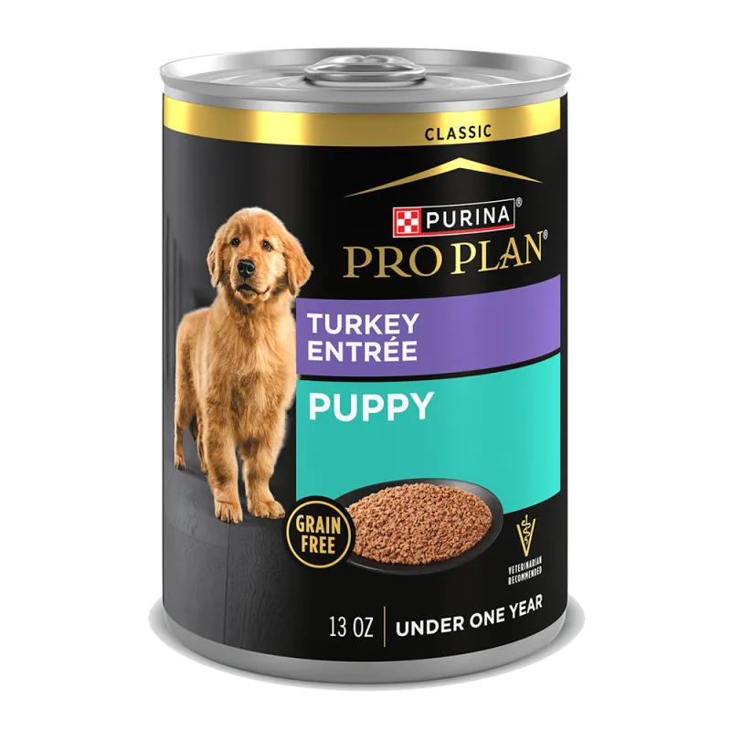 Pro Plan Puppy Grain Free Turkey Entrée Classic Wet Dog Food