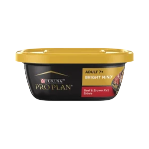 Pro Plan BRIGHT MIND Adult 7+ Beef & Brown Rice Entrée Wet Dog Food