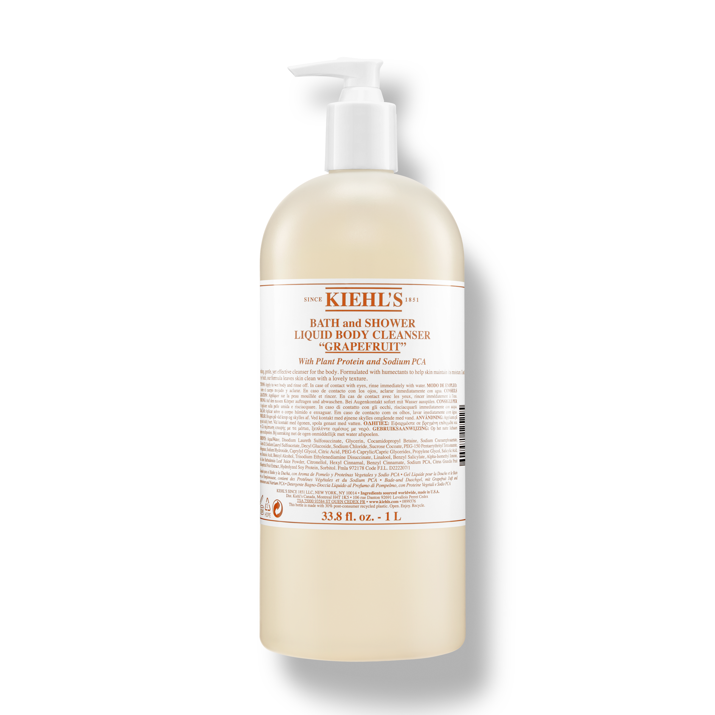 Bath and Shower Refillable Liquid Body Cleanser