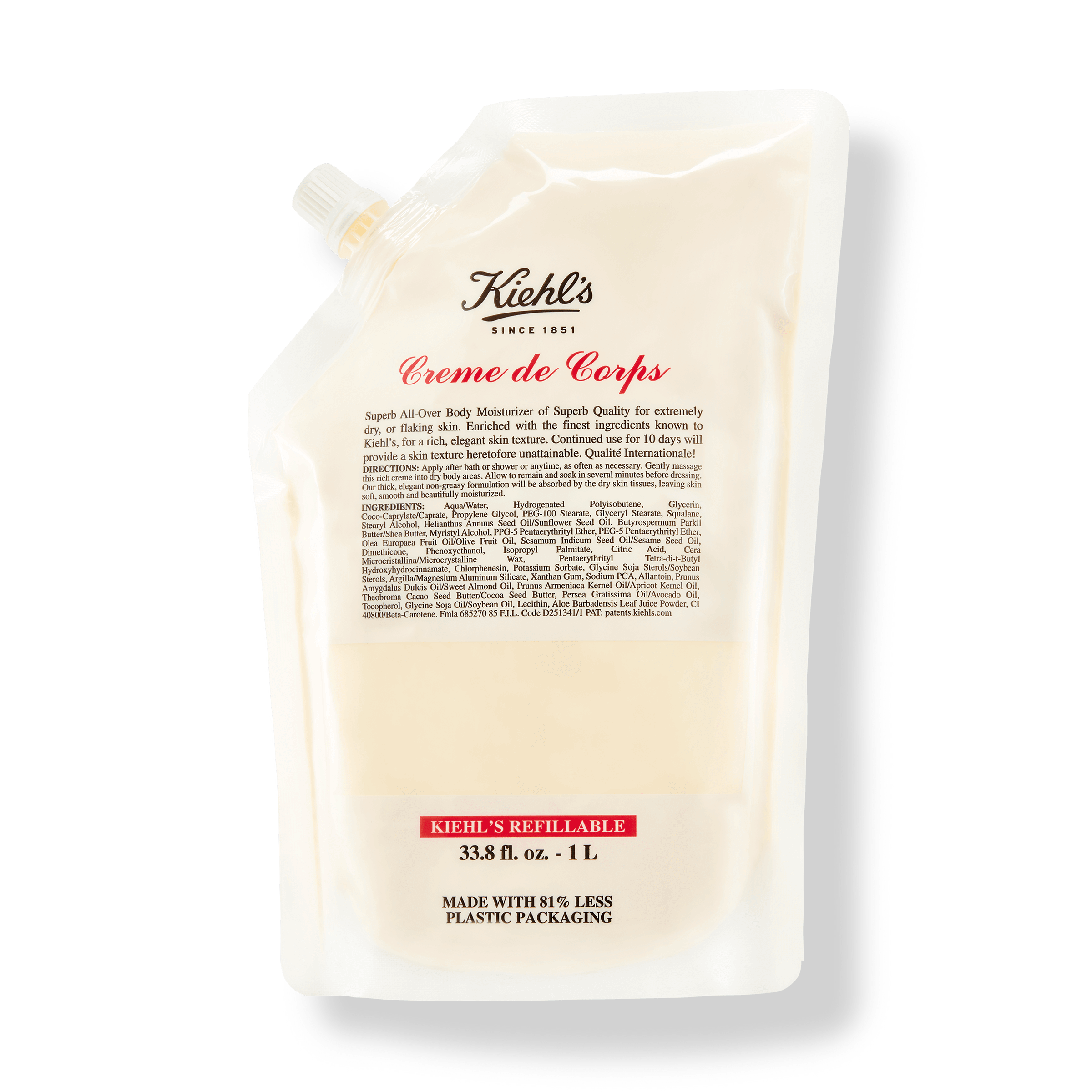Creme de Corps Refillable Body Lotion with Cocoa Butter - Image 4