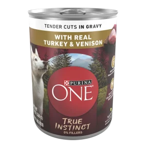 Purina ONE True Instinct Tender Cuts in Gravy Dog Food Formula With Real Turkey & Venison