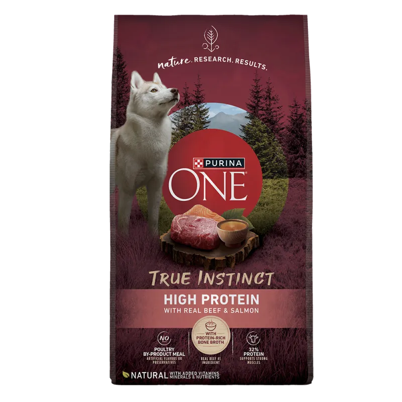 Purina ONE True Instinct High Protein with Real Beef & Salmon Dog Food