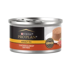Pro Plan Senior Adult 11+ Chicken & Beef Entrée Classic Wet Cat Food