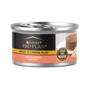 Pro Plan PRIME PLUS Senior Adult 7+ Cod & Shrimp Entrée Classic Wet Cat Food