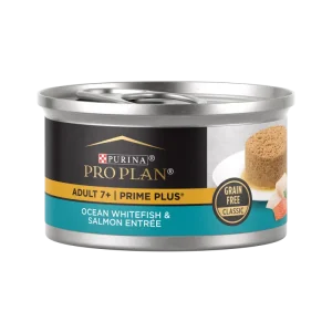 Pro Plan PRIME PLUS Senior Adult 7+ Ocean Whitefish & Salmon Entrée Classic Wet Cat Food