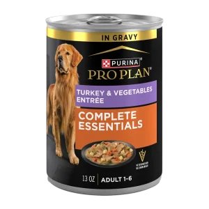 Pro Plan Complete Essentials Adult Turkey & Vegetables Entrée Slices In Gravy Wet Dog Food