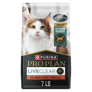 Pro Plan LiveClear Adult Salmon & Rice Formula Allergen Reducing Dry Cat Food