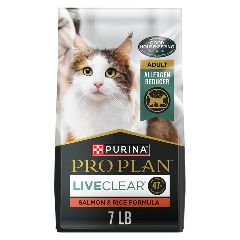 Pro Plan LiveClear Adult Salmon & Rice Formula Allergen Reducing Dry Cat Food