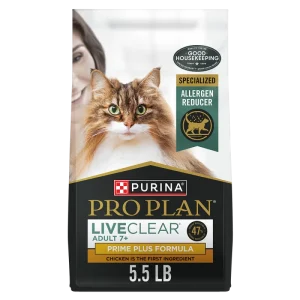Pro Plan LiveClear Adult 7+ Prime Plus Chicken & Rice Formula Allergen Reducing Dry Cat Food