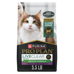 Pro Plan LiveClear Adult Indoor Turkey & Rice Formula Allergen Reducing Dry Cat Food