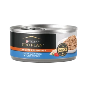 Pro Plan Complete Essentials Ocean Whitefish & Tuna Entrée in Sauce Wet Cat Food