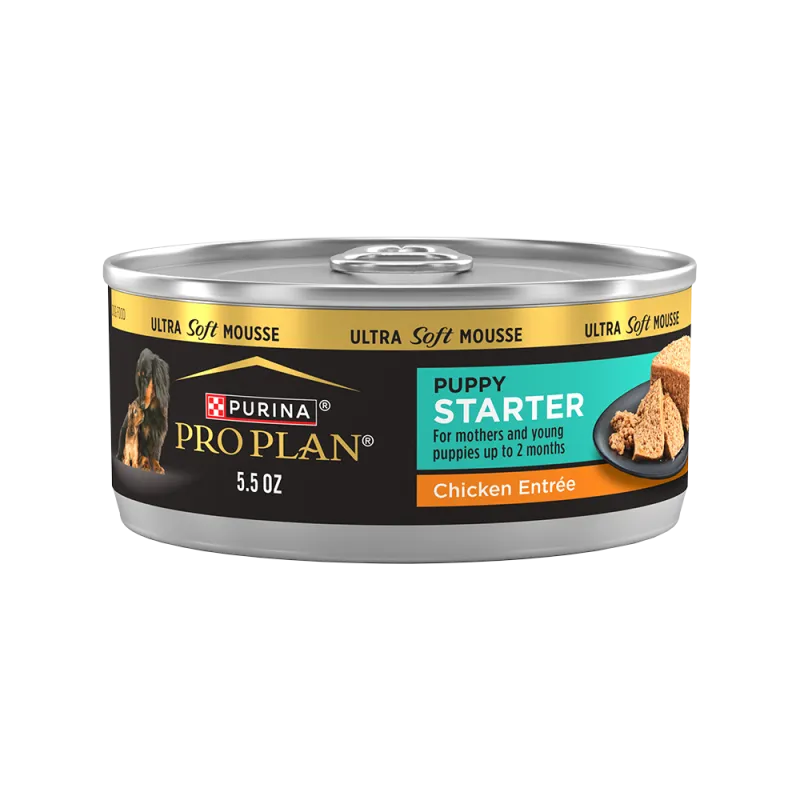 Purina Pro Plan Puppy Starter Chicken Entrée Ultra Soft Mousse Wet Dog Food