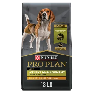 Pro Plan Weight Management Shredded Blend Chicken & Rice Dry Dog Food