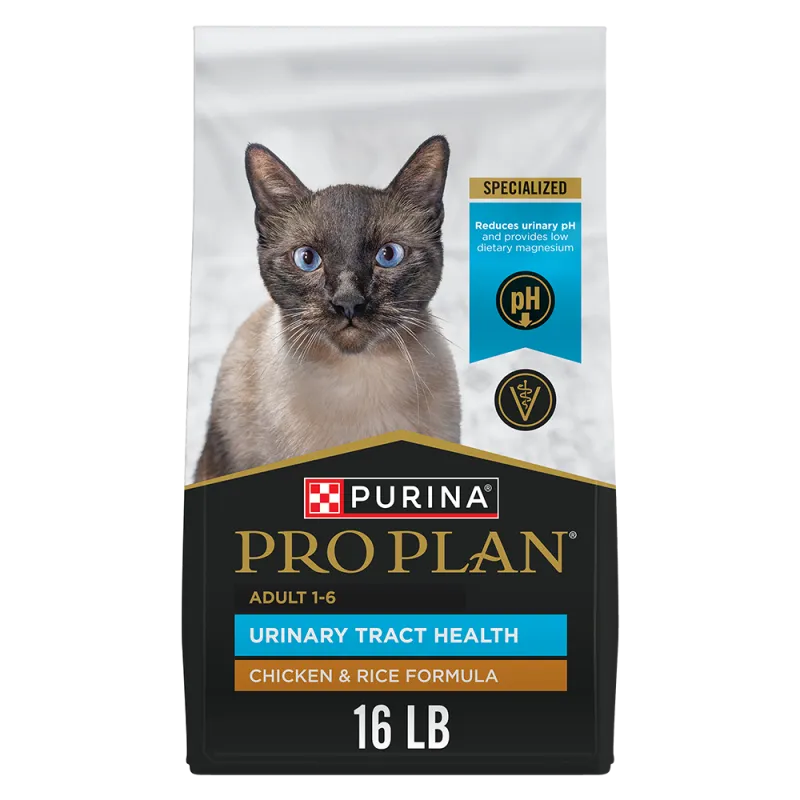 Pro Plan Adult Urinary Tract Health Chicken & Rice Formula Dry Cat Food