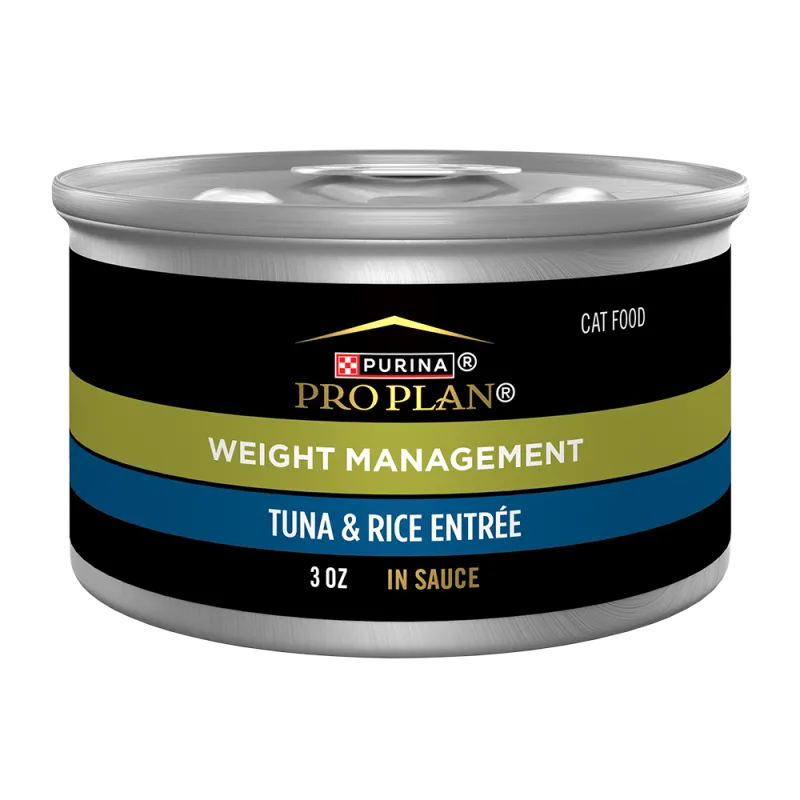 Purina Pro Plan Adult Weight Management Tuna & Rice Entrée in Sauce Wet Cat Food