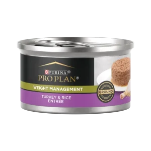 Pro Plan Weight Management Turkey & Rice Entrée Ground Wet Cat Food