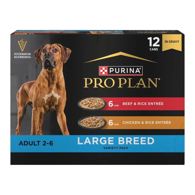 Pro Plan Specialized Large Breed Wet Dog Food Variety Pack
