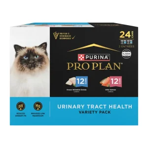 Purina Pro Plan Urinary Tract Health Variety Pack, Ocean Whitefish and With Salmon Entrees