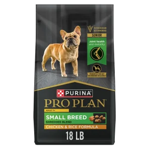 Pro Plan Adult 7+ Shredded Blend Chicken & Rice Formula Small Breed Senior Dry Dog Food