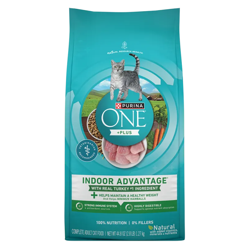 Purina ONE +Plus Indoor Advantage Turkey Dry Cat Food
