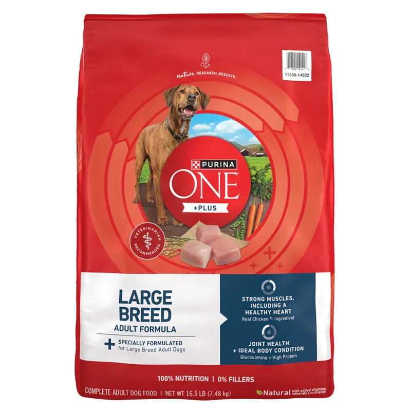 Purina ONE +Plus Large Breed Adult Formula Dry Dog Food