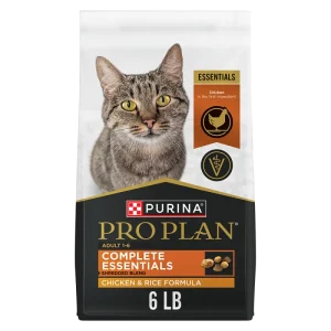 Pro Plan Adult Complete Essentials Shredded Blend Chicken & Rice Formula Dry Cat Food